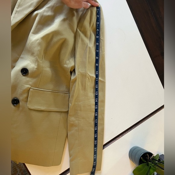 Boden Double Breasted Twill Blazer - Picture 9 of 9